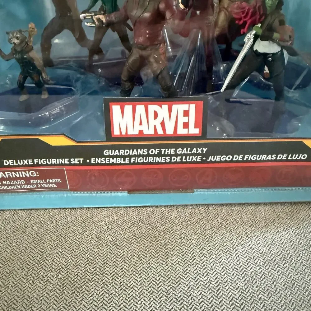 Marvel Guardians of the Galaxy Deluxe Figure Set Vol. 3 Disney Store New Sealed